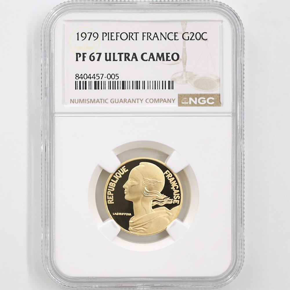 1979 ե ޥꥢ 20 ԥե  ץ롼 NGC PF 67 UC ̤