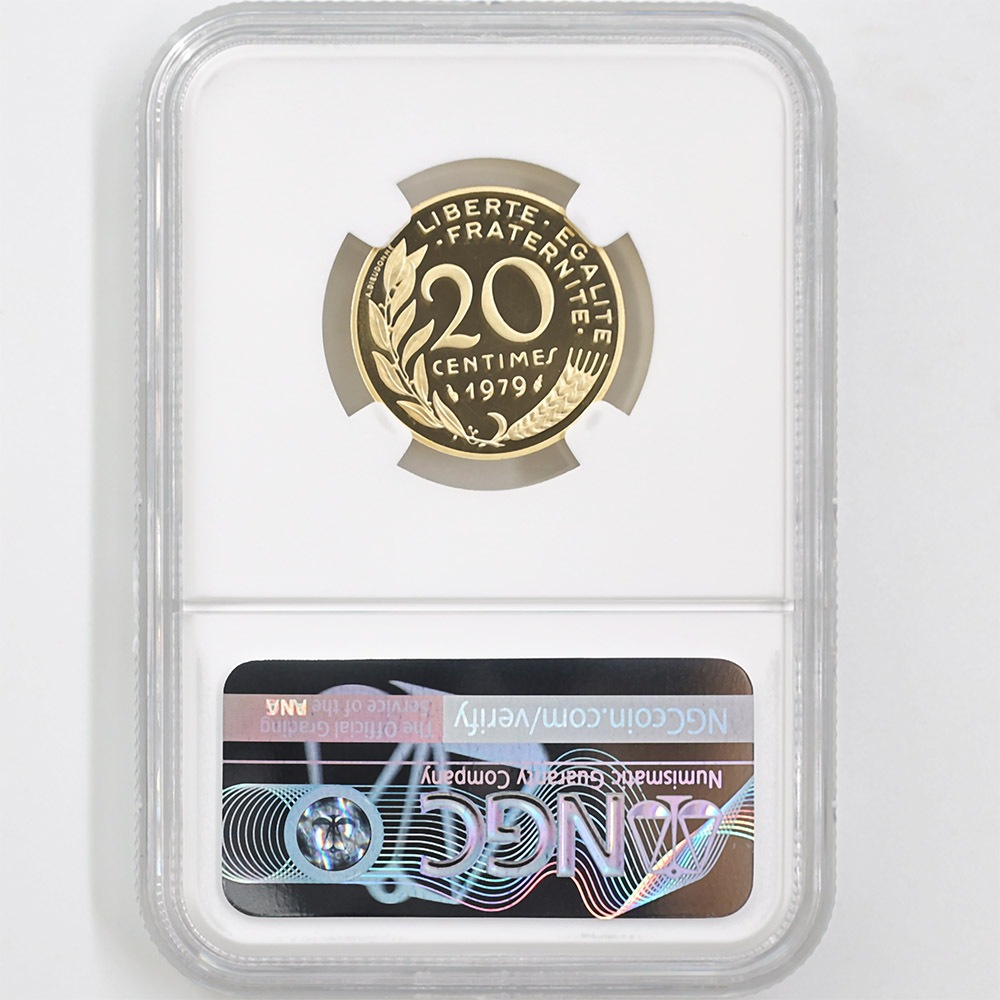 1979 ե ޥꥢ 20 ԥե  ץ롼 NGC PF 67 UC ̤