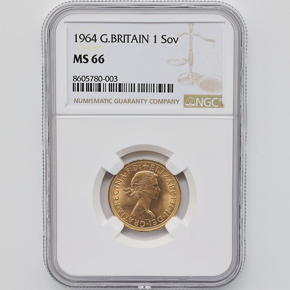 1964 �ѹ� ���ꥶ�٥�2�� ���֥�� 1�ݥ�ɡ�1���֥��˶�� NGC MS 66 �ǹ���� ����̤������ �����硼��ε�༣ 