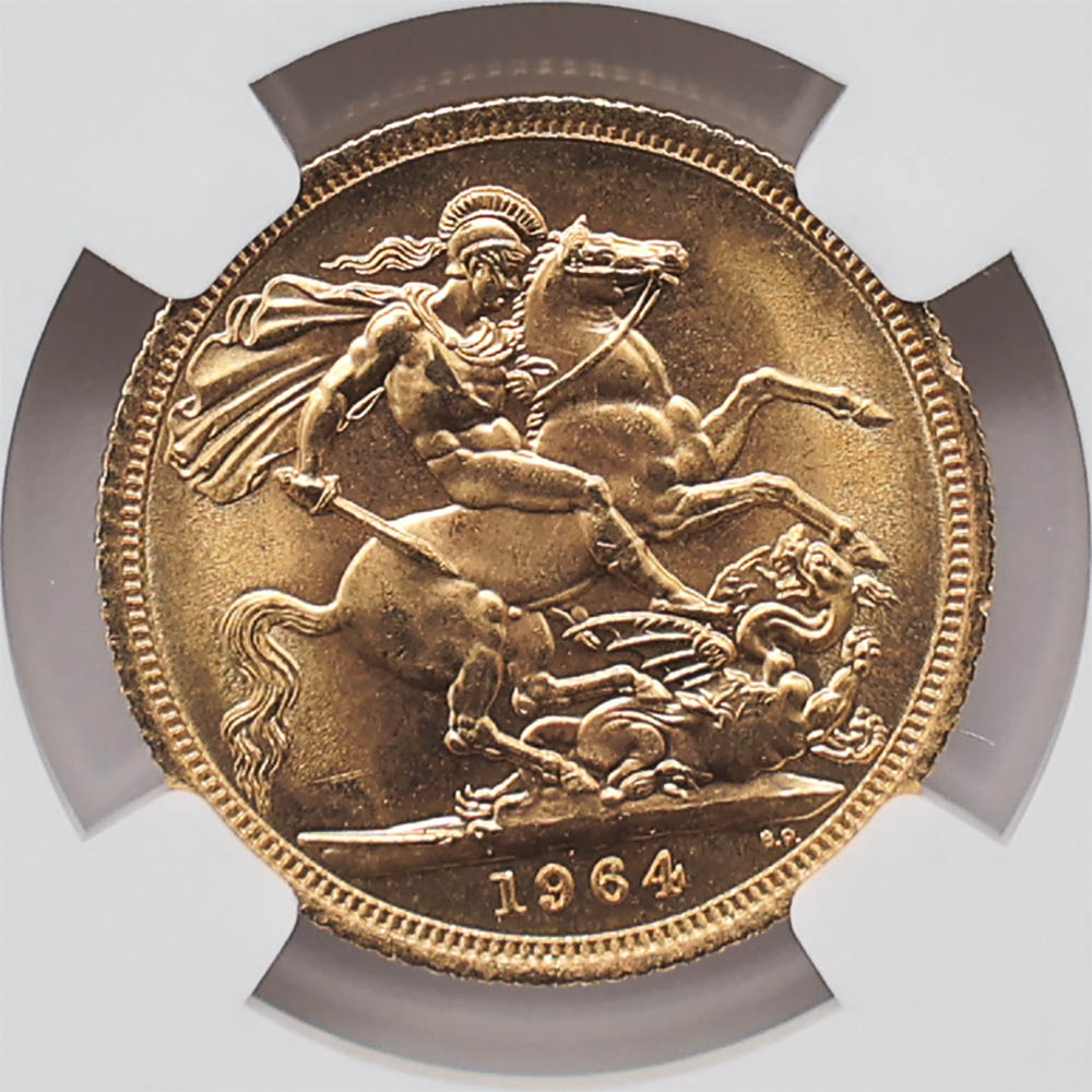 1964 �ѹ� ���ꥶ�٥�2�� ���֥�� 1�ݥ�ɡ�1���֥��˶�� NGC MS 66 �ǹ���� ����̤������ �����硼��ε�༣ 