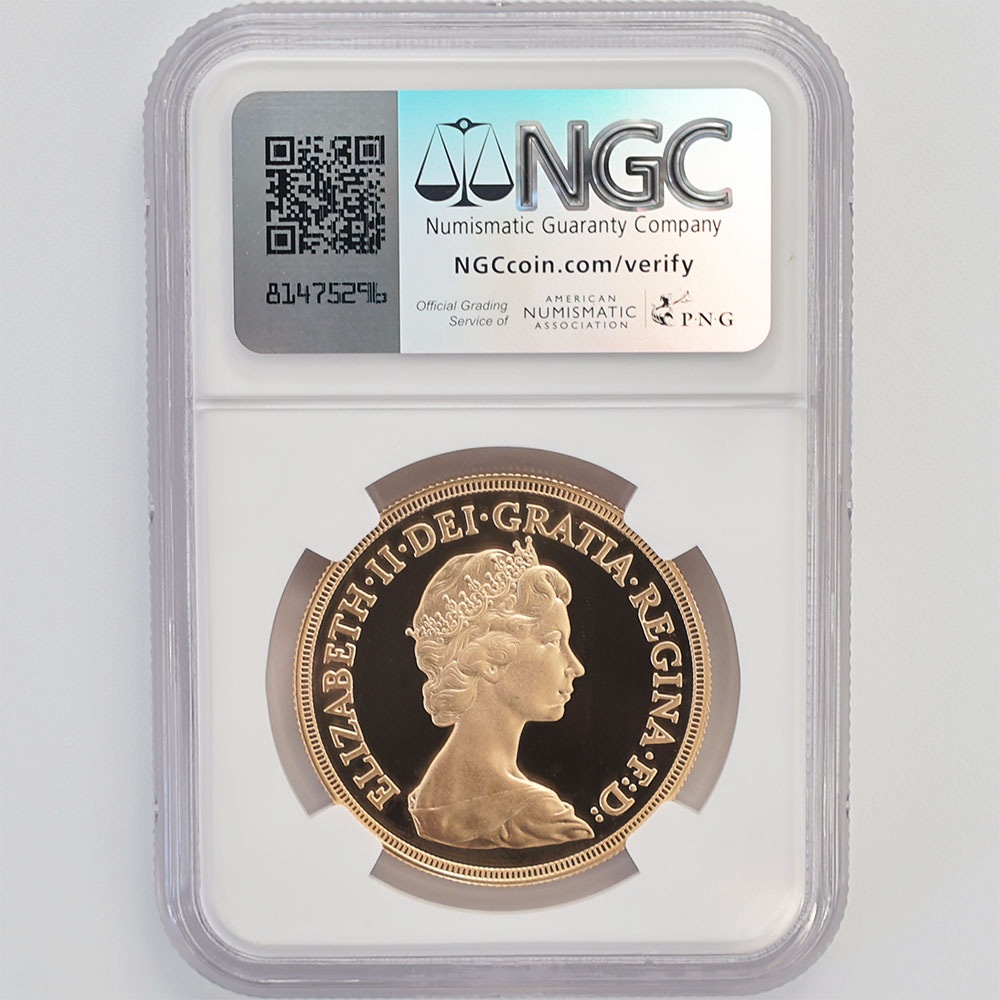 1982 �ѹ� ���ꥶ�٥�2�� ���֥�� 5�ݥ�ɡ�5���֥��˶�� �ץ롼�� NGC PF 69 UC ��ǹ���� ����̤������ �����硼��ε�༣ �����ꥹ ���