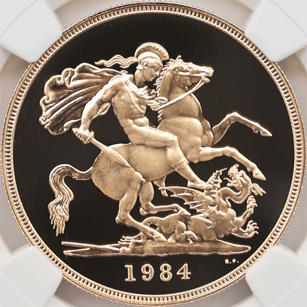 1984 �ѹ� ���ꥶ�٥�2�� ���֥�� 5�ݥ�ɡ�5���֥��˶�� �ץ롼�� NGC PF 70 UC �ǹ���� ����̤������ �����硼��ε�༣ �����ꥹ ���