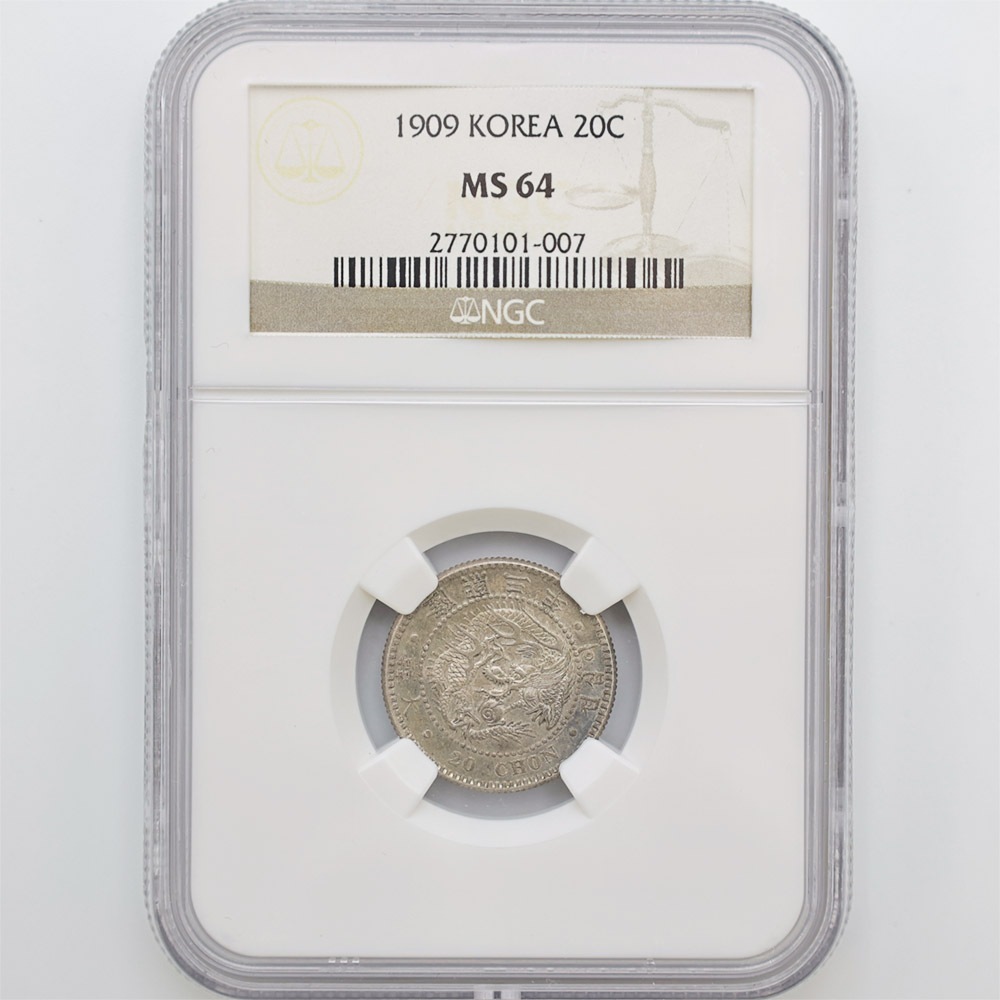 1909 ī��δ��3ǯ 20�� ��� ���� NGC MS64 ̤���ѡ�����̤������ ������ ����42ǯ