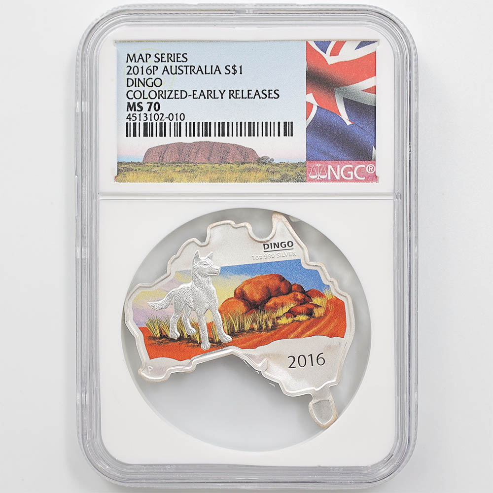 2016 ȥꥢ Ͽ޷ ǥ  1ɥ  1 ̤ NGC MS 70 ER  ǹ ̤