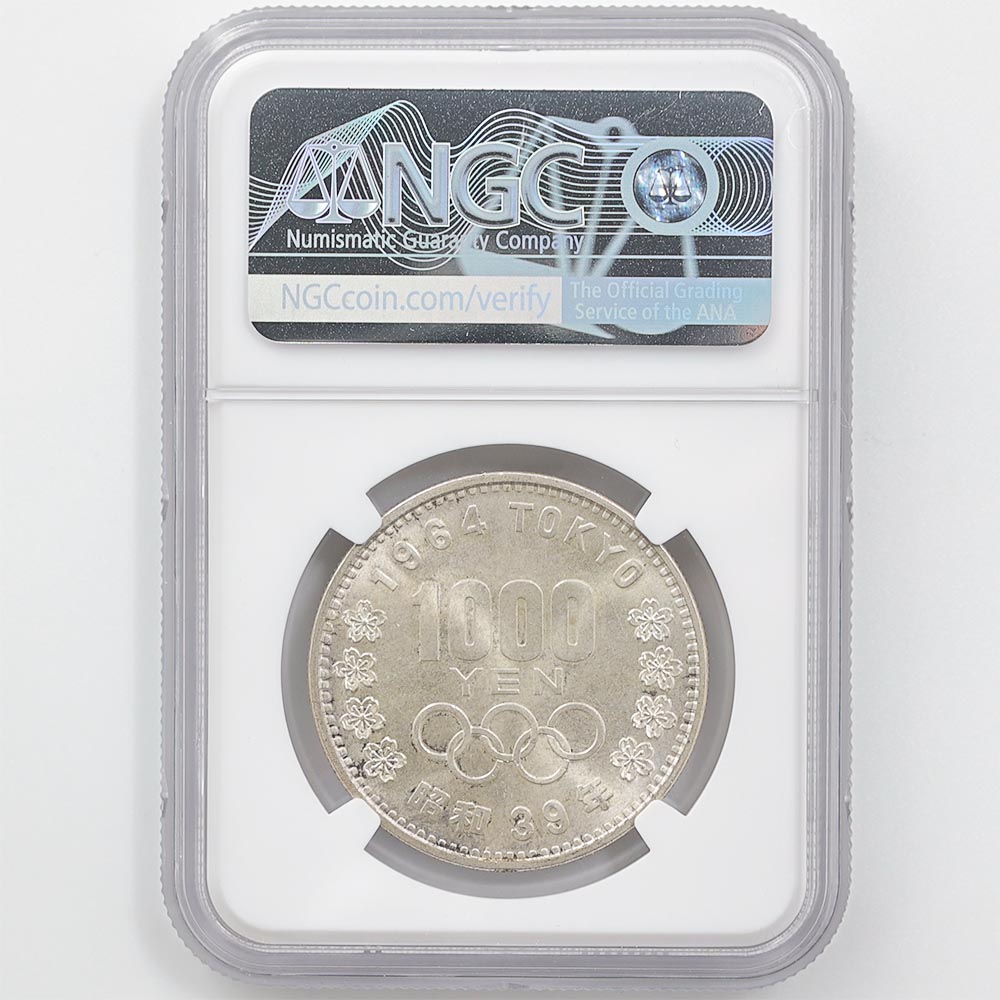 1964 ���� ��������ԥå��������ǰ ��߶�� NGC MS65 ̤���ѡ�����̤������ 1000�� ��ʾ �Ų� ��ǰ������ ����39ǯ