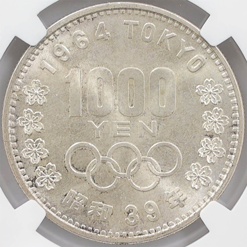 1964 ���� ��������ԥå��������ǰ ��߶�� NGC MS65 ̤���ѡ�����̤������ 1000�� ��ʾ �Ų� ��ǰ������ ����39ǯ