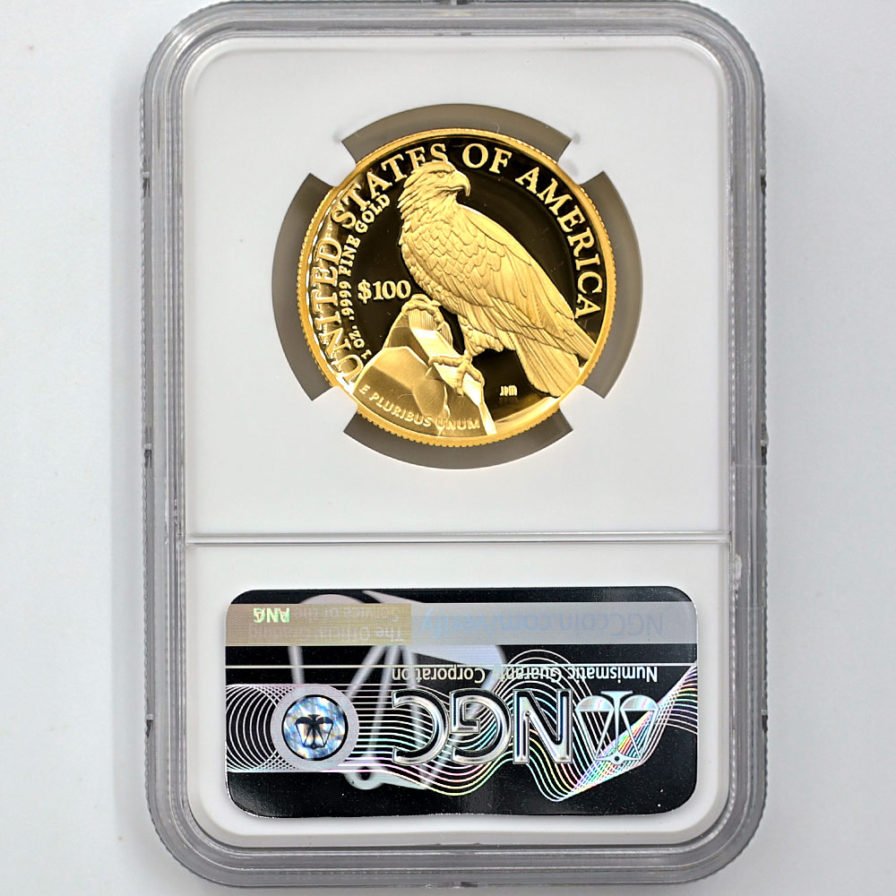 2023 ����ꥫ ��Хƥ� �ϥ���꡼�� 100�ɥ� ��� 1���� �ץ롼�� NGC PF 70 UC FR ������ �ǹ���� ����̤������ ��Ȣ��