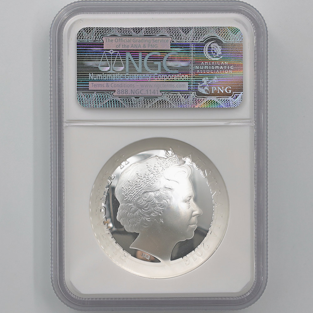  2016 ȥꥢ ŷŷ ڥ 5ɥ  1 ץ롼 ɡ෿ NGC PF 70 UC ER  ǹ ̤ Ȣ