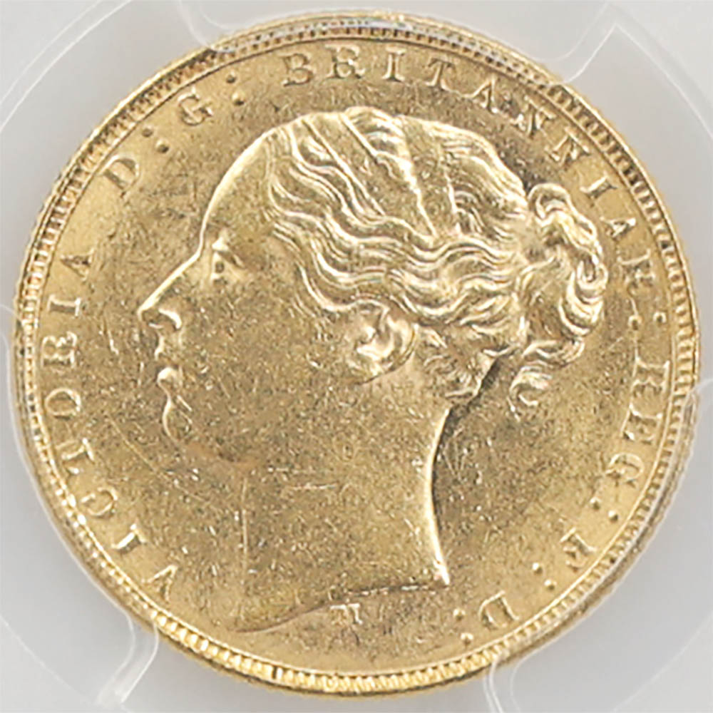 �������� 1874 �������ȥ�ꥢ �������ȥꥢ ���֥�� ��� ̤���� PCGS AU 58 �����ʡڥݥ���ȡ������ݥ������оݳ���