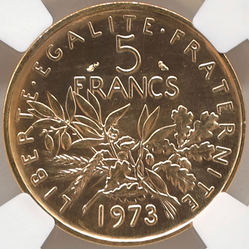 1973 �ե�� ��򼬤����� 5�ե�� �ԥ��ե��� ��� �ץ롼�� NGC PF 68 ��ǹ���� ����̤������