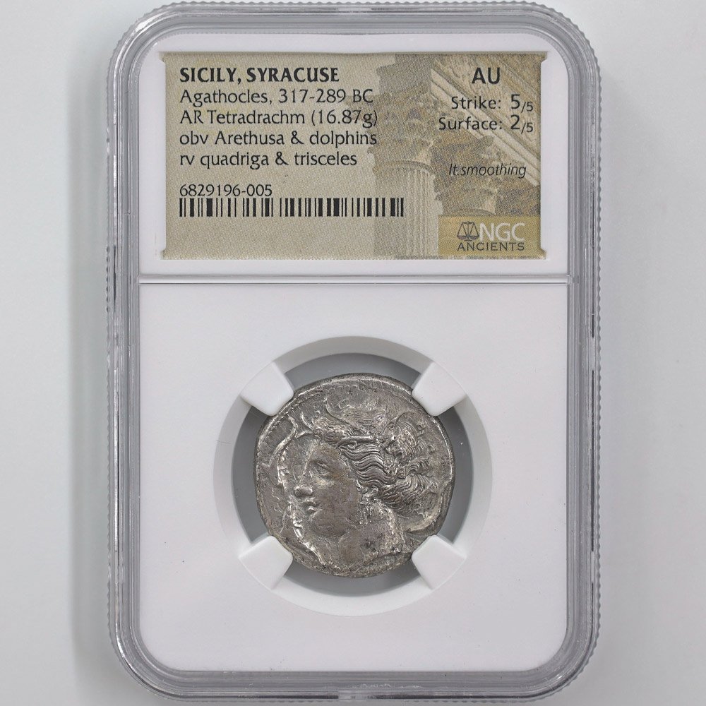 �������� 317-289 BC �����ꥢ�� ���饯�� AR �ƥȥ�ɥ饯�� ���女���� NGC AU 5/5-2/5 �ڥݥ���ȡ������ݥ������оݳ���