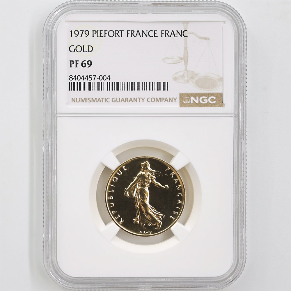 1979 �ե�� ��򼬤����� 1 �ե�� �ԥ��ե��� ��� �ץ롼�� NGC PF 69 ��ǹ���� ����̤������