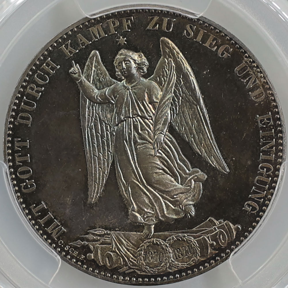 1871 �ɥ��� �����ƥ�٥륯 ������1�� 1�����顼 ��� �ץ롼�� PCGS PR 67 �ǹ���� ����̤������