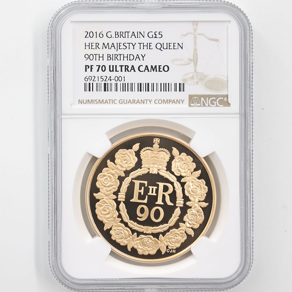 �������� 2016 �ѹ� ���ꥶ�٥�2�� ����90��ǯ��ǰ 5�ݥ�� ��� �ץ롼�� NGC PF 70 UC �ǹ���� ����̤������ ��Ȣ�աڥݥ���ȡ������ݥ������оݳ���