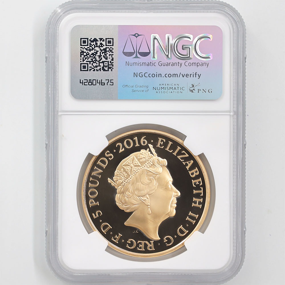 �������� 2016 �ѹ� ���ꥶ�٥�2�� ����90��ǯ��ǰ 5�ݥ�� ��� �ץ롼�� NGC PF 70 UC �ǹ���� ����̤������ ��Ȣ�աڥݥ���ȡ������ݥ������оݳ���