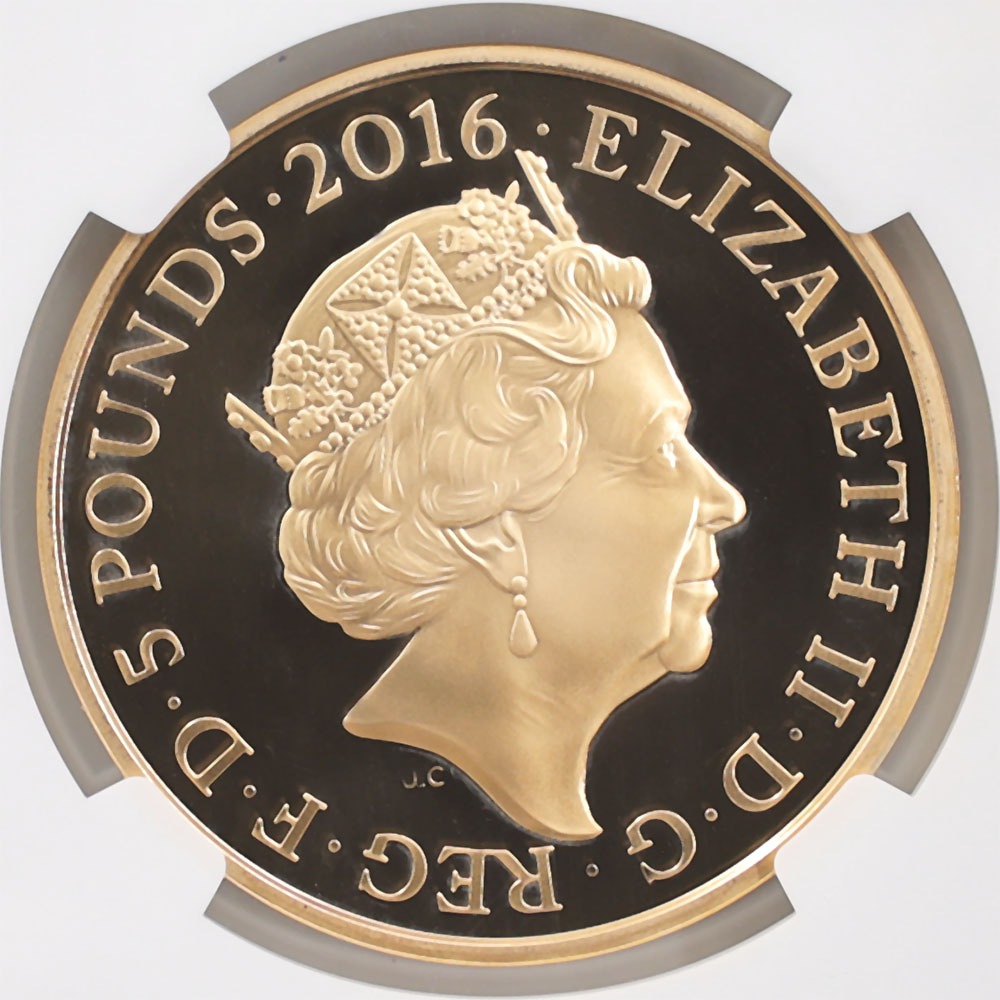 �������� 2016 �ѹ� ���ꥶ�٥�2�� ����90��ǯ��ǰ 5�ݥ�� ��� �ץ롼�� NGC PF 70 UC �ǹ���� ����̤������ ��Ȣ�աڥݥ���ȡ������ݥ������оݳ���