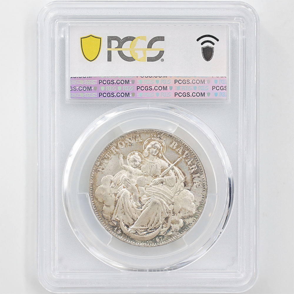 1867 �ɥ��� �Х������ �롼�ȥ�����2�� 1�����顼 ��� PCGS MS 66 �ǹ���� ����̤������