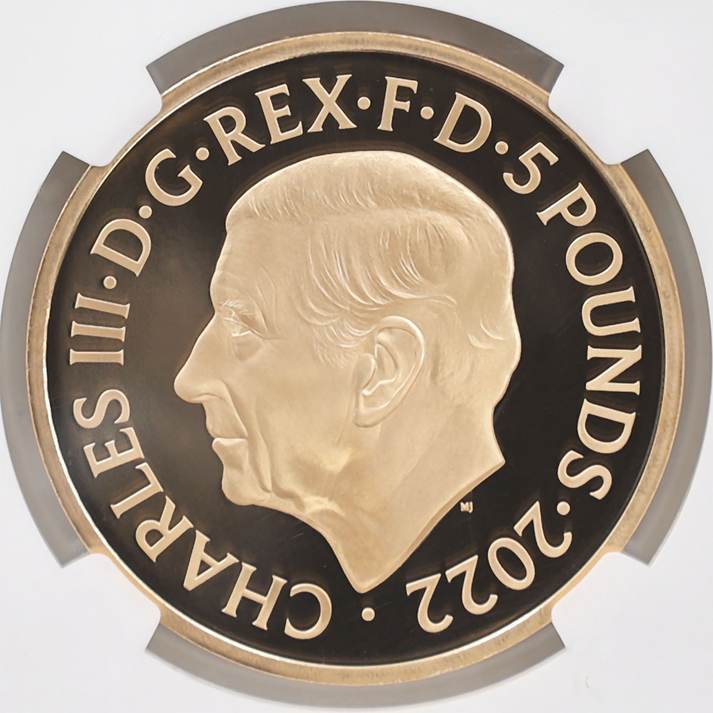 2022 �ѹ� ���ꥶ�٥�2�� �����Ų����鵭ǰ 5�ݥ�� ��� �ץ롼�� NGC PF 70 UC FR ������ �ǹ���� ����̤������ ��Ȣ�� �����ꥹ ���