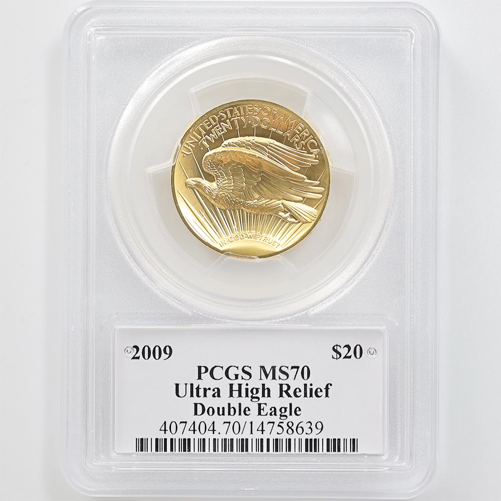 2009 ����ꥫ ����ȥ�ϥ���꡼�� ���֥륤������ 20�ɥ� ��� 1���� ̤���� PCGS MS 70 �ǹ���� ����̤������ ����󡦥�륫��ƥ� ������
