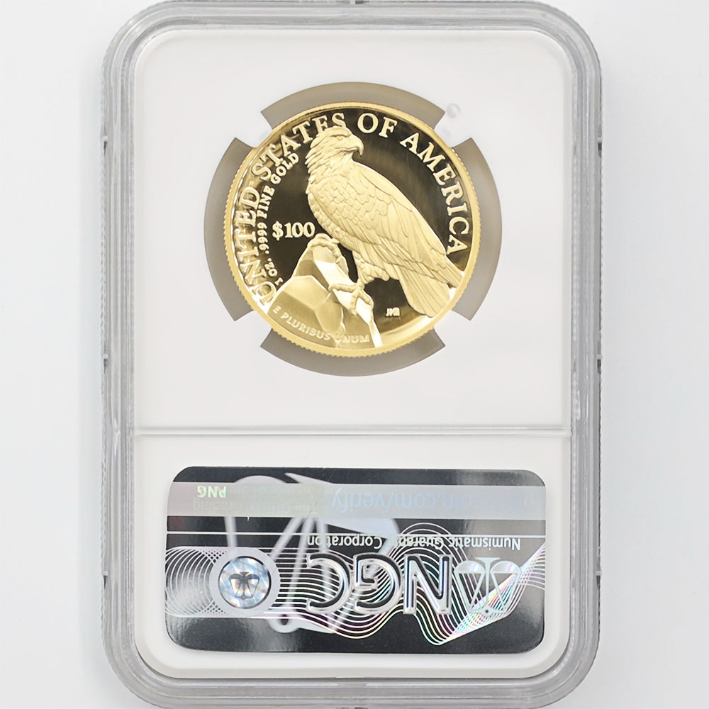 2023 ����ꥫ ��Хƥ� �ϥ���꡼�� 100�ɥ� ��� 1���� �ץ롼�� NGC PF 70 UC  FDOI ������ �ʽ�������� �ǹ���� ����̤������ ��Ȣ��