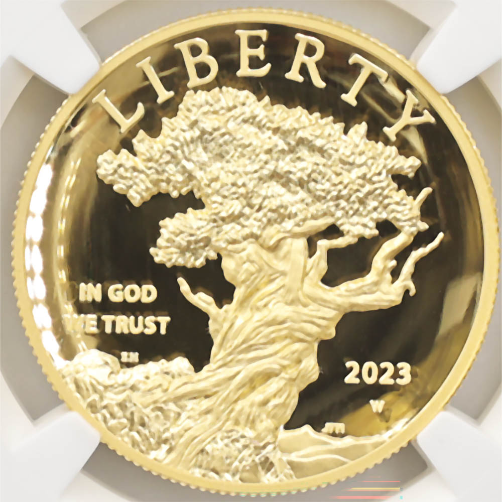 2023 ����ꥫ ��Хƥ� �ϥ���꡼�� 100�ɥ� ��� 1���� �ץ롼�� NGC PF 70 UC  FDOI ������ �ʽ�������� �ǹ���� ����̤������ ��Ȣ��