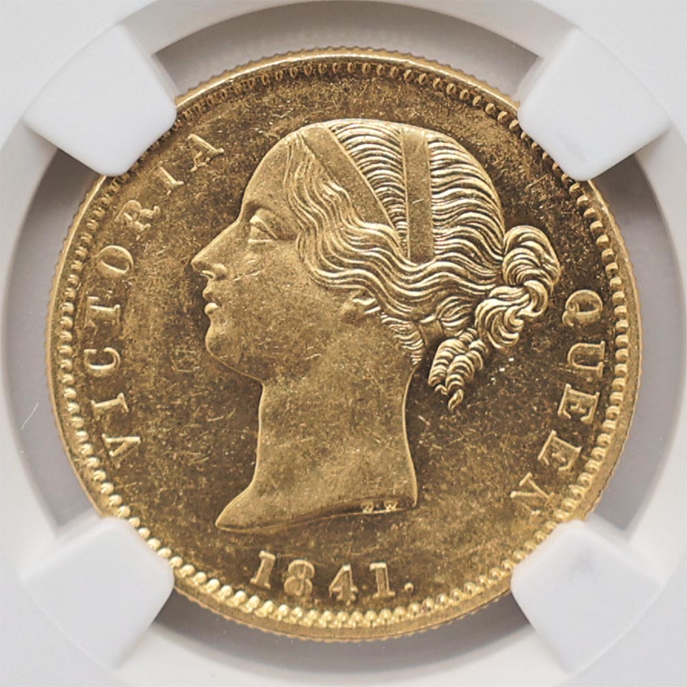 1841 �����ꥹ�Υ���� �������ȥꥢ���� 1��ϡ��� ��� NGC MS 62 ��̤������