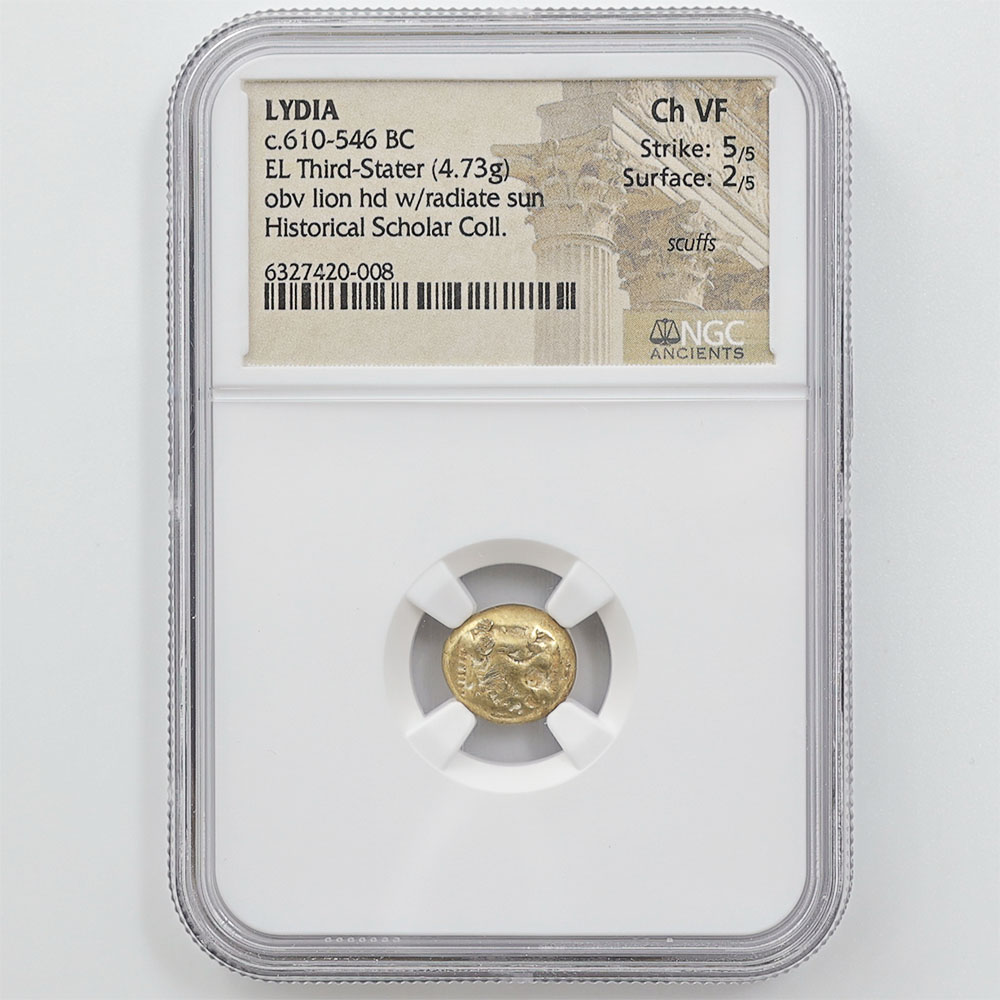 �������� c.610-546ǯBC LYDIA ��ǥ��� EL 1/3�����ƥ��� ���쥯�ȥ��� ���女���� NGC Ch VF 5/5-2/5�ڥݥ���ȡ������ݥ������оݳ���