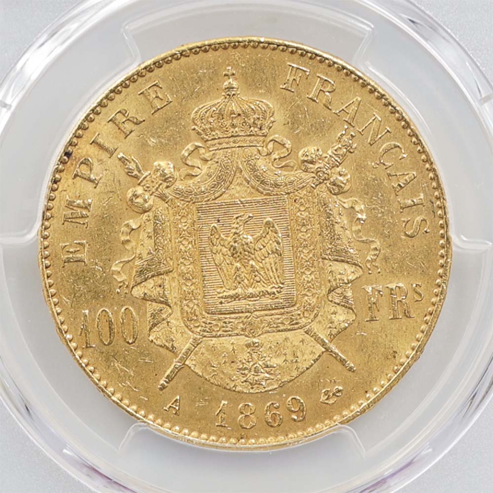  1869 ե ʥݥ쥪3 100  PCGS MS 63 ̤ʡڥݥȡݥоݳ