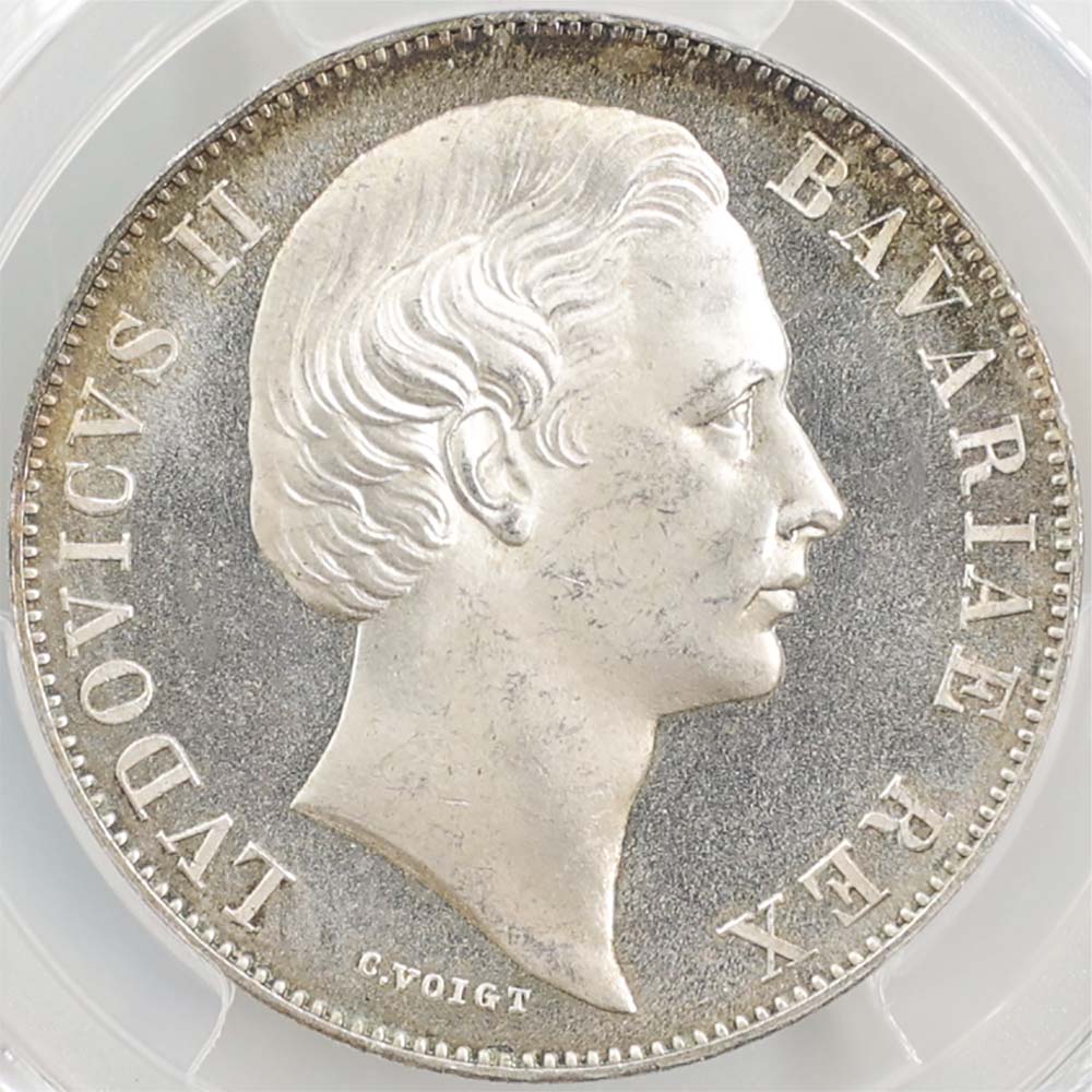 1869 �ɥ��� �Х������ �롼�ȥ�����2�� 1�����顼 ��� PCGS MS 66 �ǹ���� ����̤������