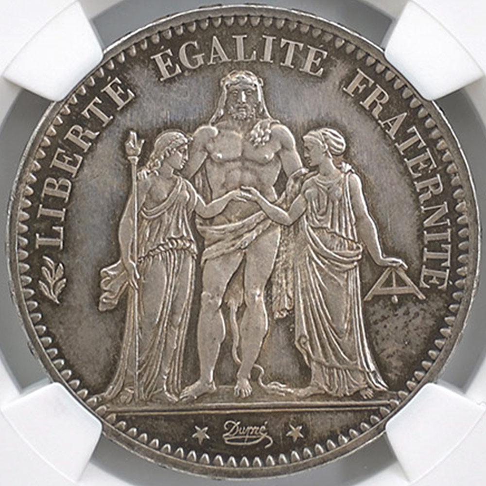 1874A �ե�� �إ饯�쥹 5�ե�� ��� �ץ롼�� NGC PF 64 ̤���ѡ�����̤������ �ǹ����