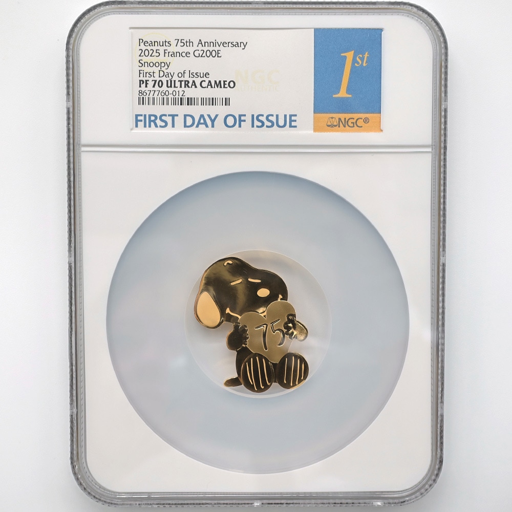 ���ָ������̲��� 2025 �ե�� �ԡ��ʥå� 75��ǯ��ǰ ���̡��ԡ� 200�桼�� ��� 1���� �ץ롼�� NGC PF 70 UC FDOI ������ �ʽ�������� �ǹ���� ����̤������ ��Ȣ��