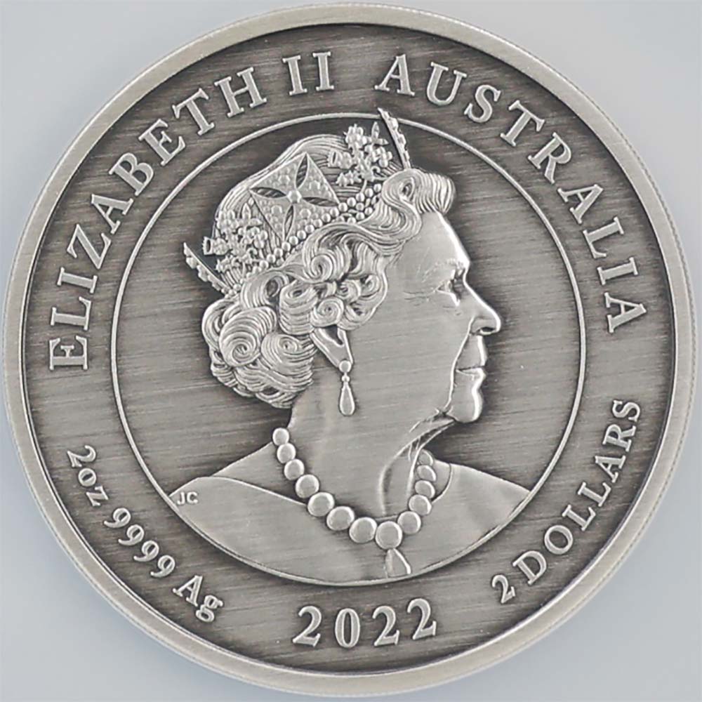 ������ 2022 �������ȥ�ꥢ �֥�å������ �ޡ��� 2�ɥ� ���顼��� 2���� ����ƥ������ž夲 NGC MS 70 ANTIQUED ER ������ �ǹ���� ����̤������ ��Ȣ��