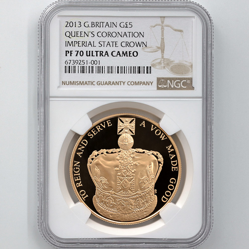 2013 �ѹ� ���ꥶ�٥�2�� �״�60��ǯ��ǰ 5�ݥ�� ��� �ץ롼�� NGC PF 70 UC �ǹ���� ����̤������ �����ꥹ ���