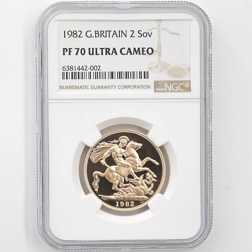 �������� 1982 �ѹ� ���ꥶ�٥�2�� ���֥�� 2�ݥ�ɡ�2���֥��˶�� �ץ롼�� NGC PF 70 UC �ǹ���� ����̤������ �ڥݥ���ȡ������ݥ������оݳ���