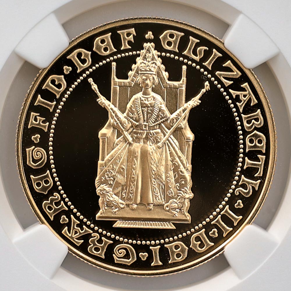 1989 �ѹ� ���ꥶ�٥�2�� ���֥�� 500��ǯ��ǰ 5�ݥ�ɡ�5���֥��� / 5Pounds��5Sovereign�˶�� �ץ롼�� NGC PF 70 UC �ǹ���� ����̤������ ���塼���������� �����ꥹ ���