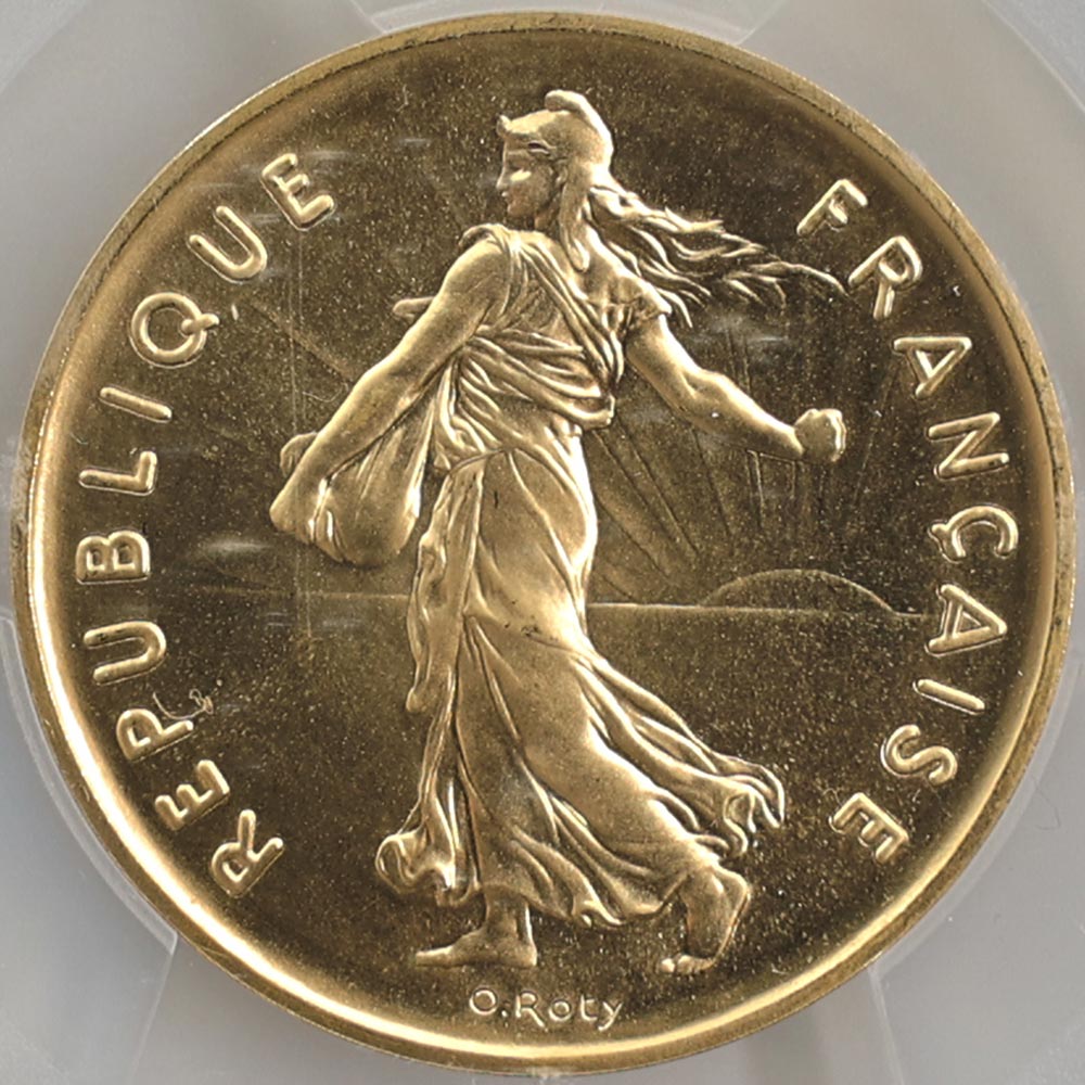 1975 �ե�� ��򼬤����� 5�ե�� �ԥ��ե��� ��� PCGS SP 67 ����̤������