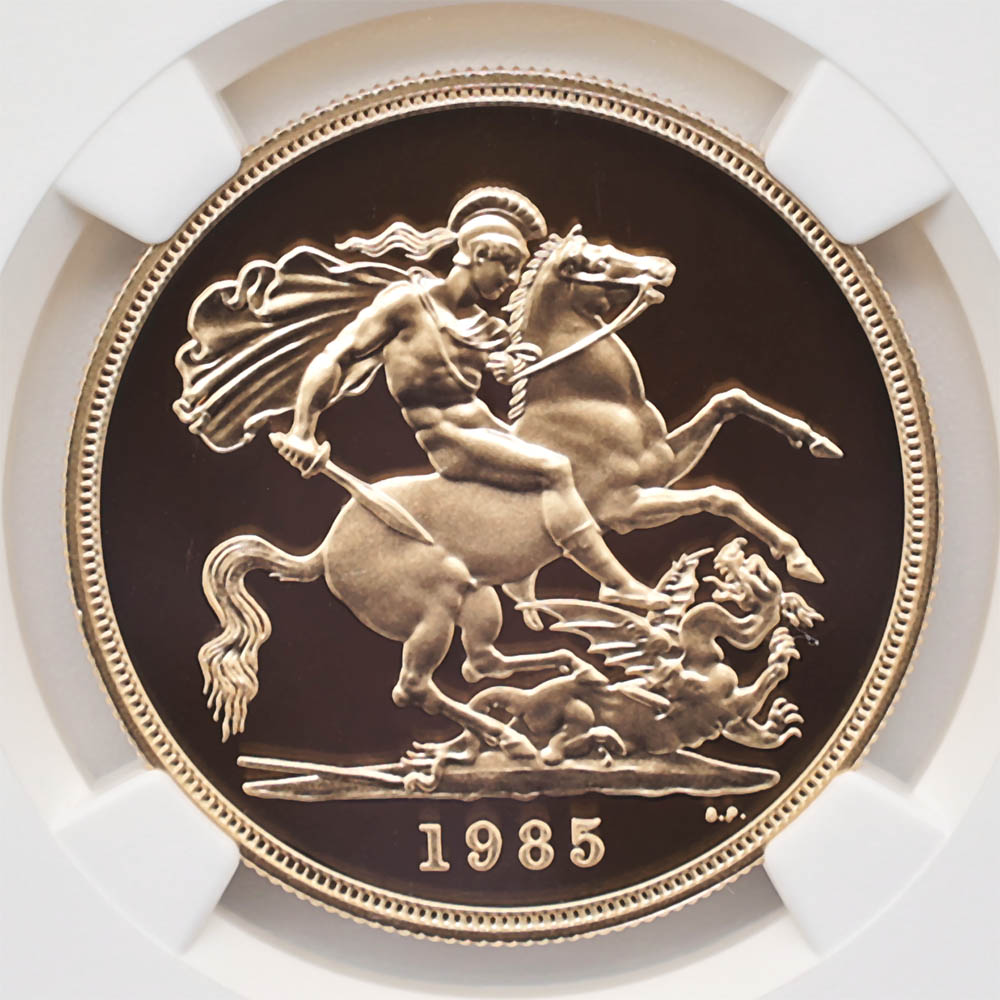 1985 �ѹ� ���ꥶ�٥�2�� ���֥�� 5�ݥ�� ��5���֥��� ��� �ץ롼�� NGC PF 70 UC �ǹ���� ����̤������ �����硼��ε�༣ �����ꥹ ���