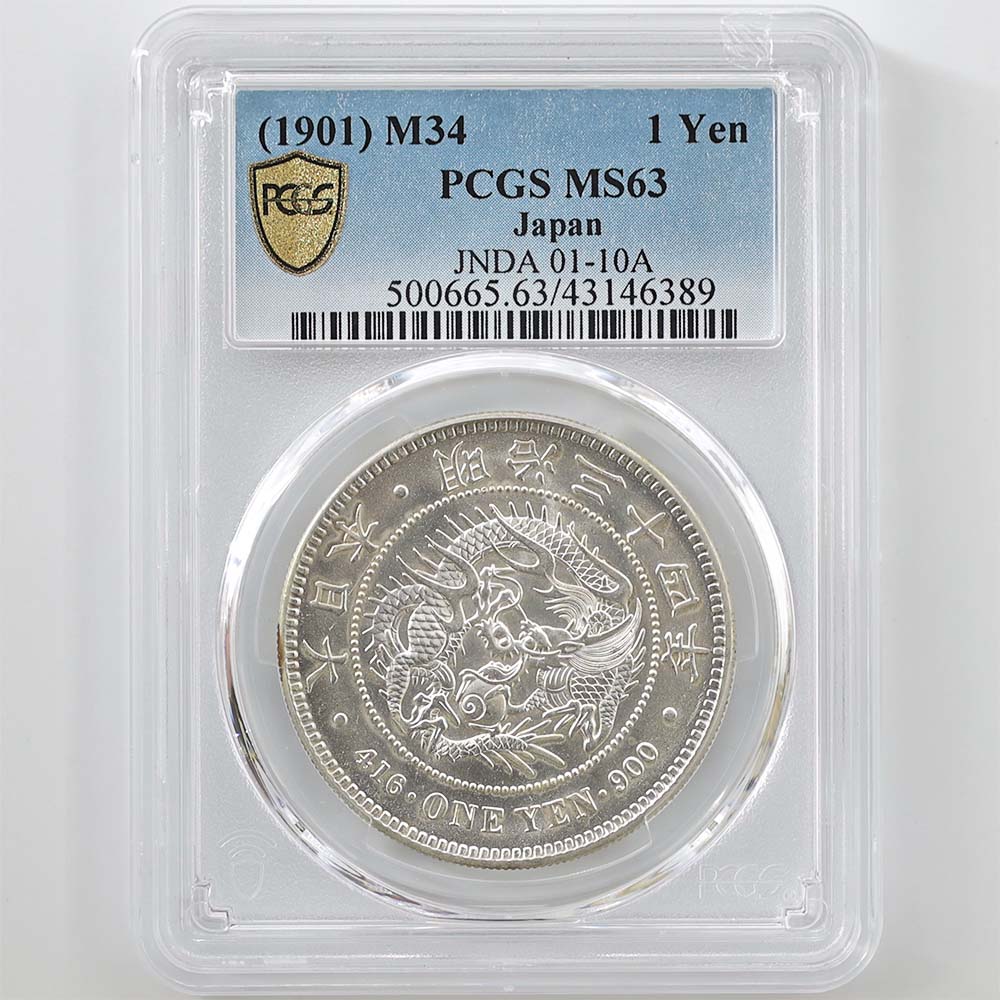 1901 ���� ����34ǯ 1�߶��(����) PCGS MS 63 ̤������