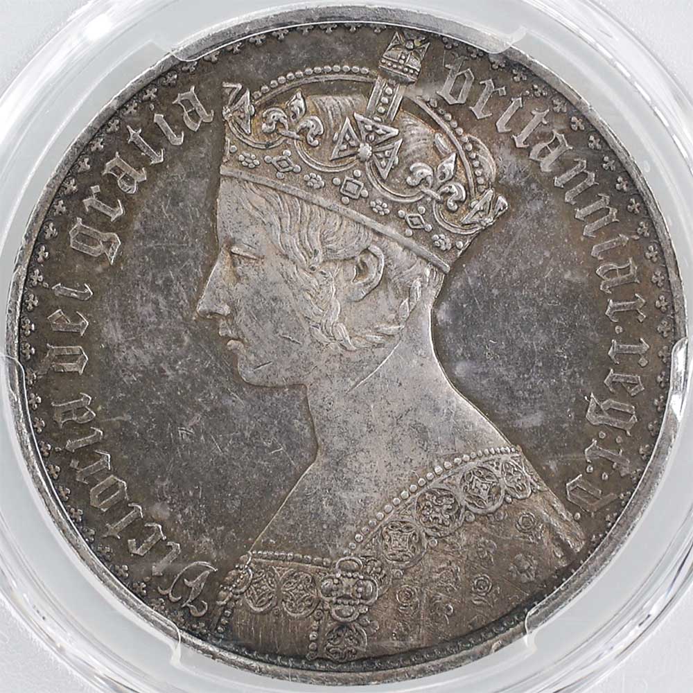�������� 1847 �ѹ� �ӥ��ȥꥢ���� �����å����饦�� 1���饦�� ��� �ץ롼�� PCGS PR 62 UNDECIMO EDGE ��̤�����ʡڥݥ���ȡ������ݥ������оݳ���