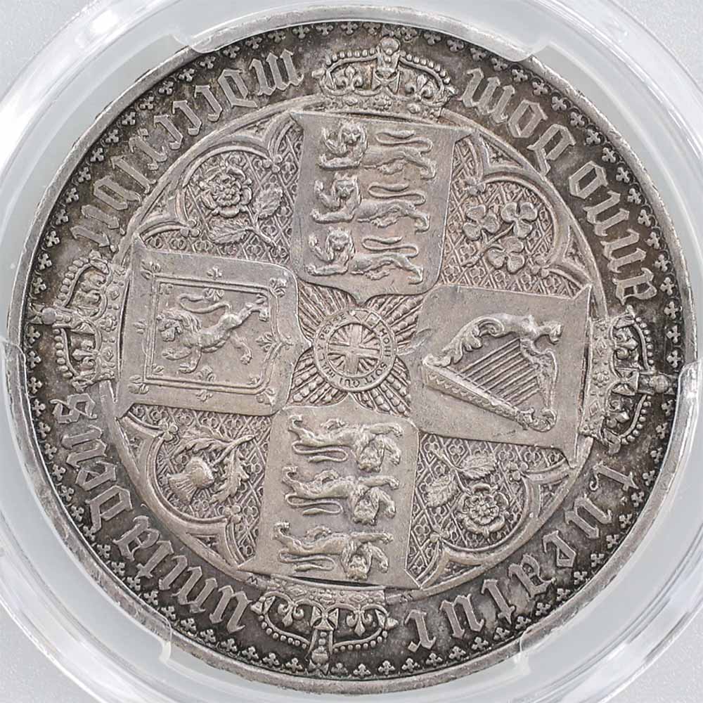 �������� 1847 �ѹ� �ӥ��ȥꥢ���� �����å����饦�� 1���饦�� ��� �ץ롼�� PCGS PR 62 UNDECIMO EDGE ��̤�����ʡڥݥ���ȡ������ݥ������оݳ���