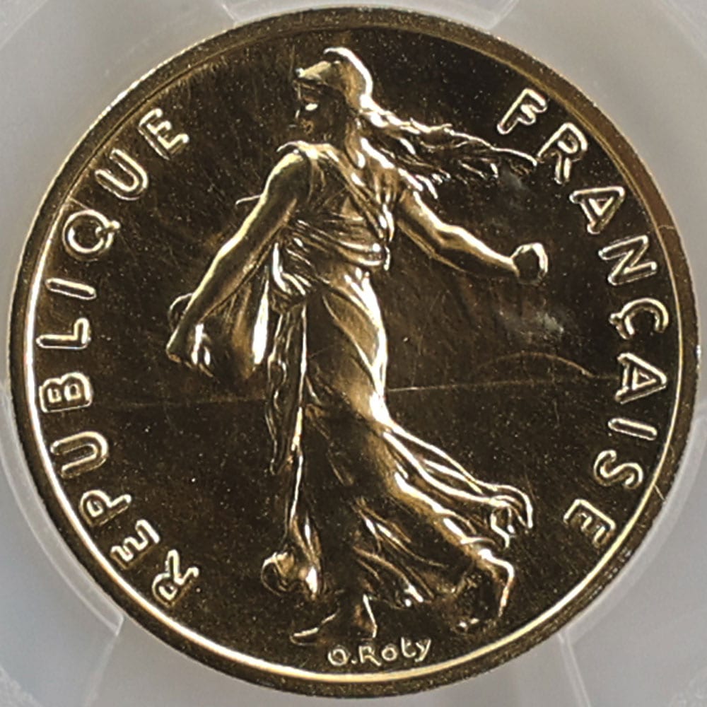 1977 �ե�� ��򼬤����� 1/2�ե�� �ԥ��ե��� ��� PCGS SP 67 ����̤������