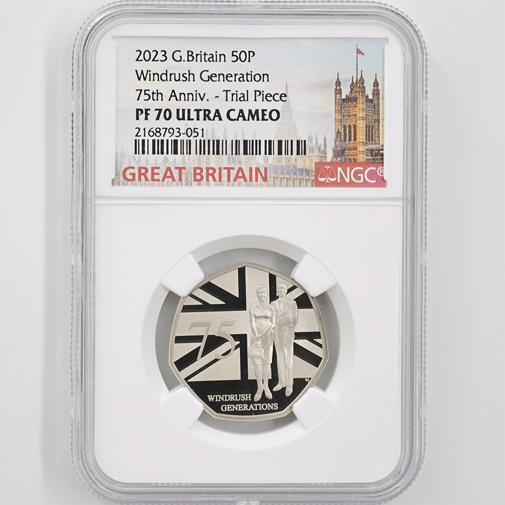  2023 ѹ ɥå75ǯ 50ڥ Ƽ ץ롼 NGC PF 70 UC ǹ ̤ Ȣ 1Τ