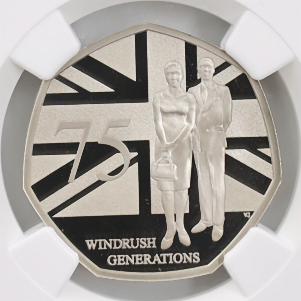  2023 ѹ ɥå75ǯ 50ڥ Ƽ ץ롼 NGC PF 70 UC ǹ ̤ Ȣ 1Τ