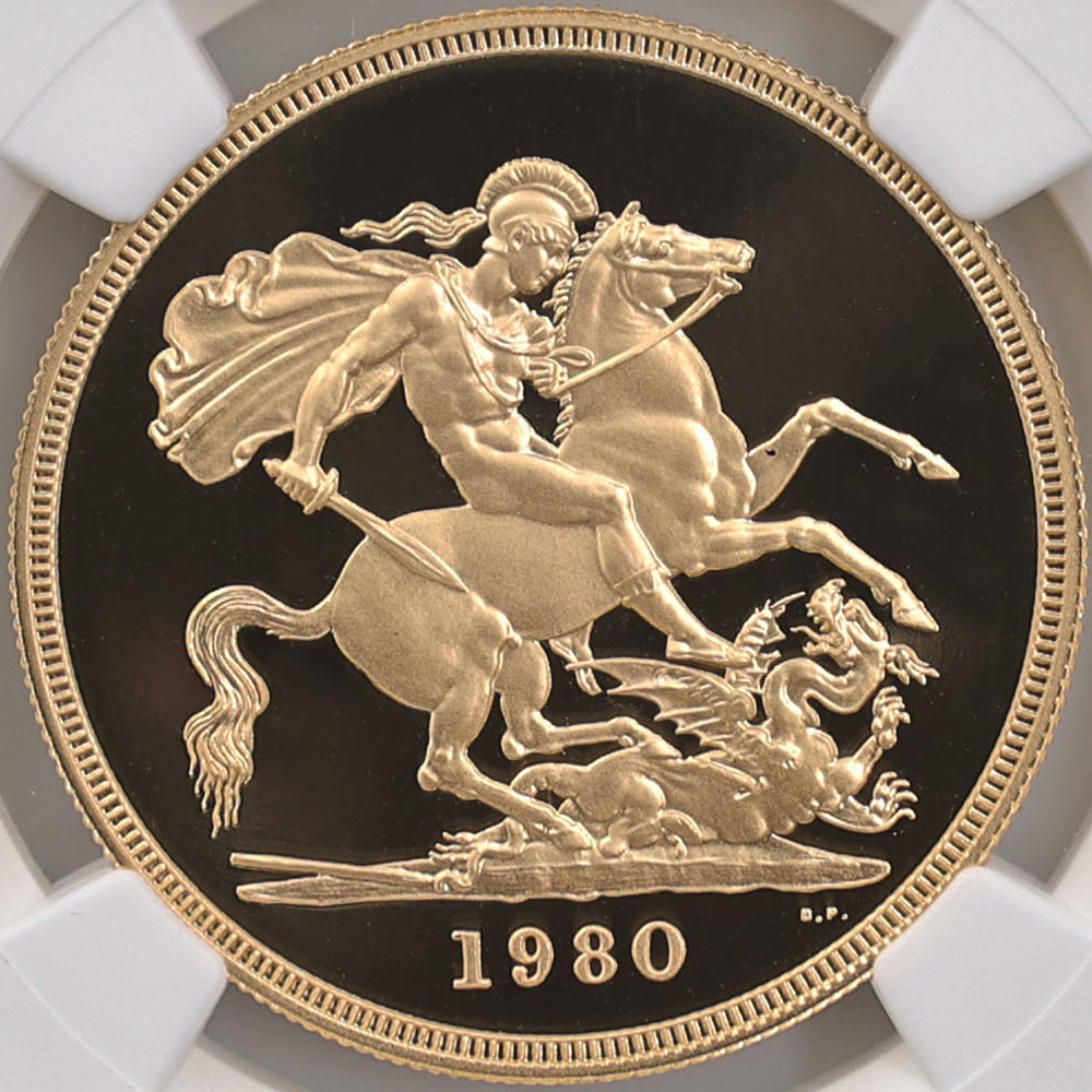 ��α�� 1980 �ѹ� ���ꥶ�٥�2�� ���֥�� 5�ݥ�ɡ�5���֥��˶�� �ץ롼�� NGC PF 69 UC ��ǹ���� ����̤������ �����硼��ε�༣ �����ꥹ ���