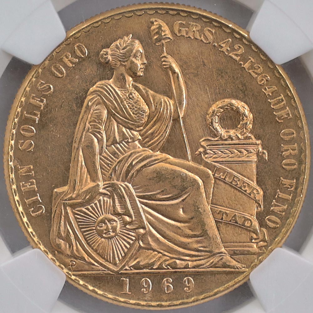 �������� 1969 �ڥ롼 �������� 100���� ��� NGC MS 63 ̤�����ʡڥݥ���ȡ������ݥ������оݳ���