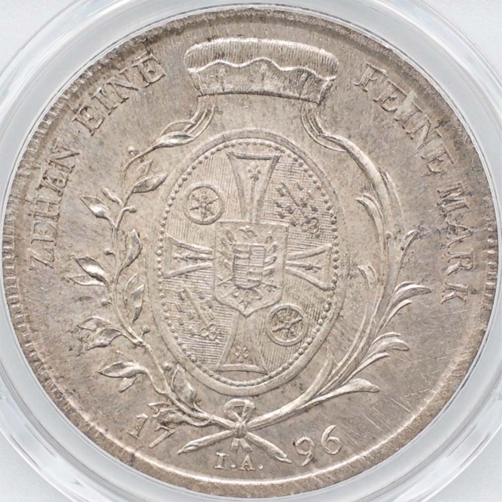 1796 �ɥ��� �ޥ���� �ե꡼�ɥ�ҡ������롦�衼���ա��ե��󡦥��륿���� �ʱ���ϥ����� 1�����顼 ��� PCGS MS 66 �ǹ���� ̤���ѡ�����̤������
