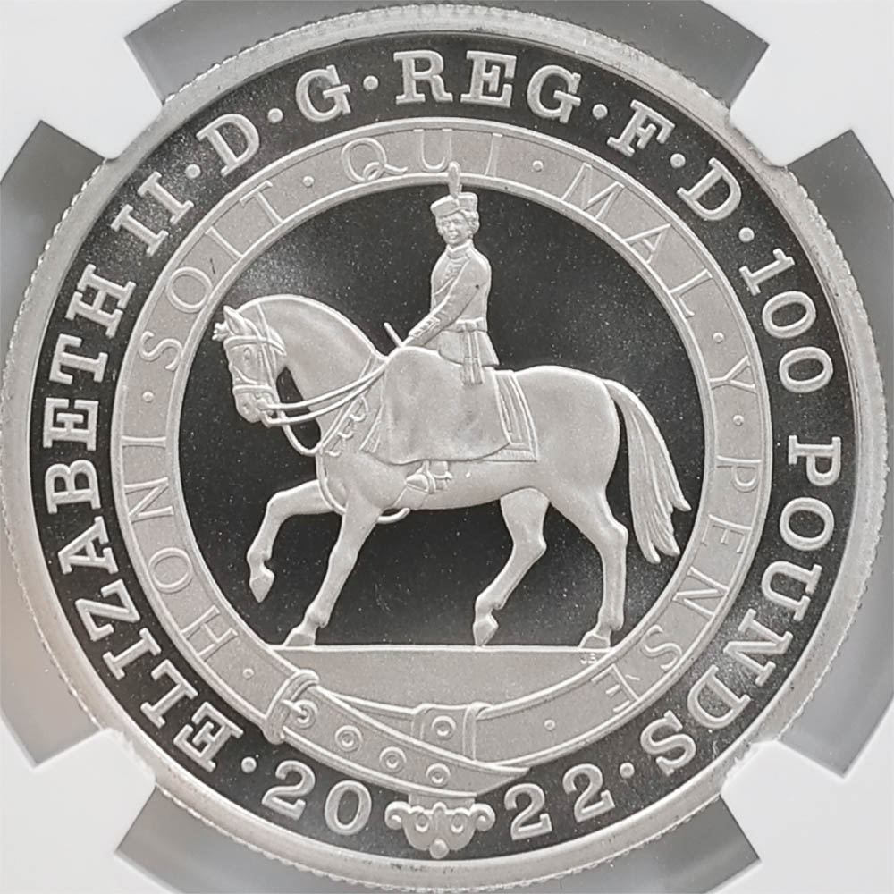  2022 ѹ ꥶ٥2¨70ǯǰ ץʡӥ꡼ 100ݥ ץʲ 1 ץ롼 NGC PF 70 UC FR  ǹ ̤ʡڥݥȡݥоݳ