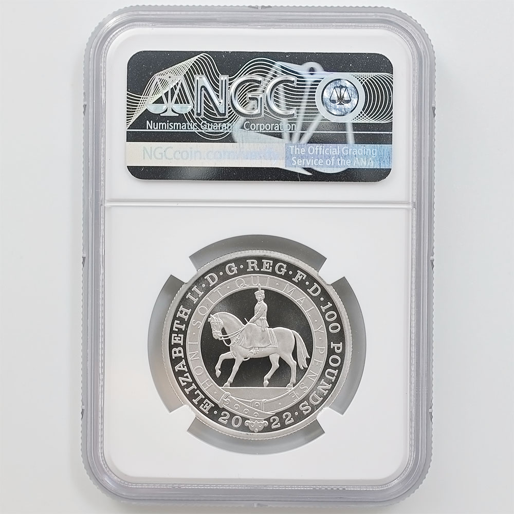  2022 ѹ ꥶ٥2¨70ǯǰ ץʡӥ꡼ 100ݥ ץʲ 1 ץ롼 NGC PF 70 UC FR  ǹ ̤ʡڥݥȡݥоݳ