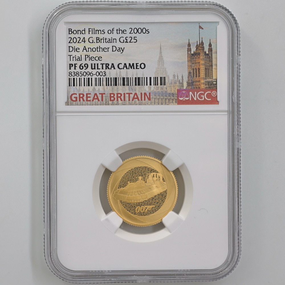 ����� 2024 �ѹ� �������ॺ���ܥ�� 007 ���꡼��60ǯ�ε��� 2000ǯ����� 25�ݥ�� ��� 1/4���� �ץ롼�� NGC PF 69 UC �ǹ���� ����̤������ ��Ȣ�� �����ꥹ ��� ������1��Τ�