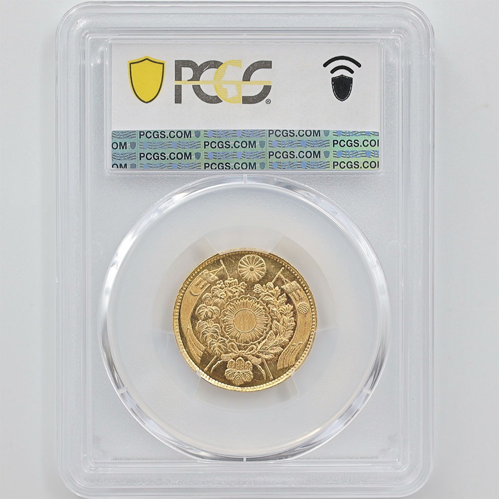 1870 ���� ����3ǯ 5�߶�� ̤���� ���ƥ����� ͭ�� PCGS MS 64 ̤���ѡ�����̤������ ��5�߶�� ������